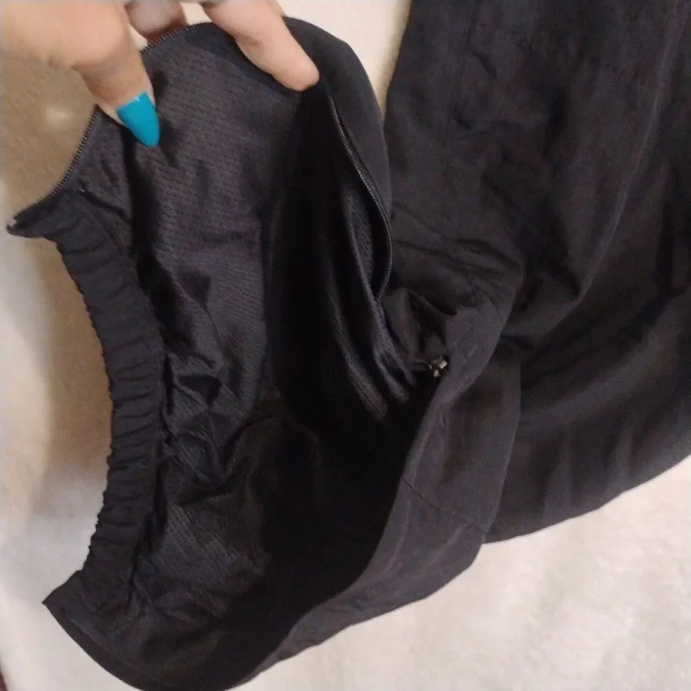 US Military IPFU Physical Fitness Training Wind Breaker Pants XL Black Nylon 90s